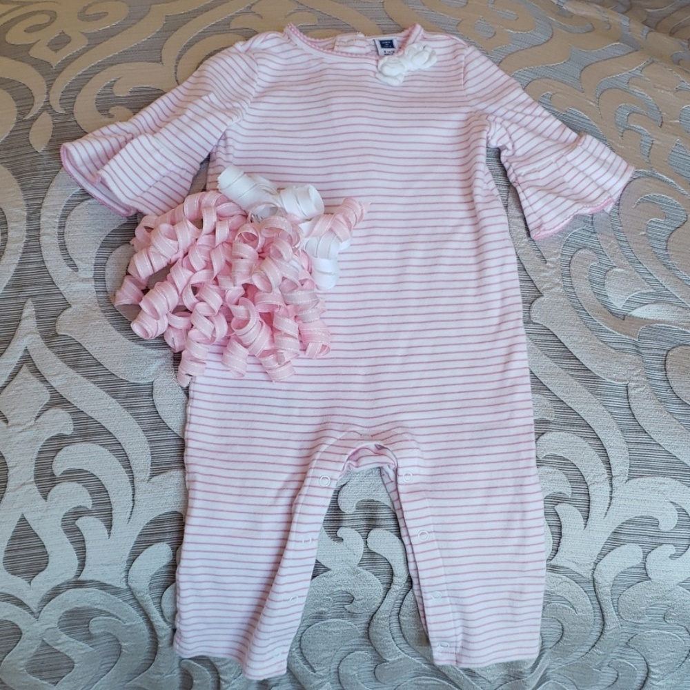 💞Janie and Jack Fancy One Piece with Bow💞